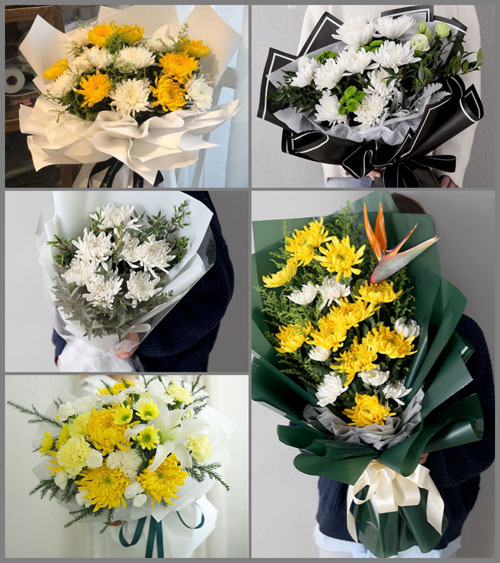 河南周口扶沟县韭园镇白事花束代送